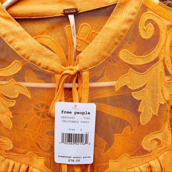 NWT FREE PEOPLE California Poppy Top - Picture 6 of 8